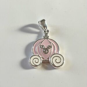 Disney Parks Cinderella Carriage Pendant With Swarovski Crystal Accents